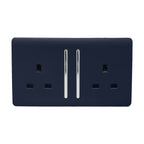 Trendiswitch - Trendi 2 gang Socket Long Switch - Luminosity Designs Ltd