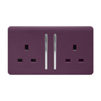 Trendiswitch - Trendi 2 gang Socket Long Switch - Luminosity Designs Ltd