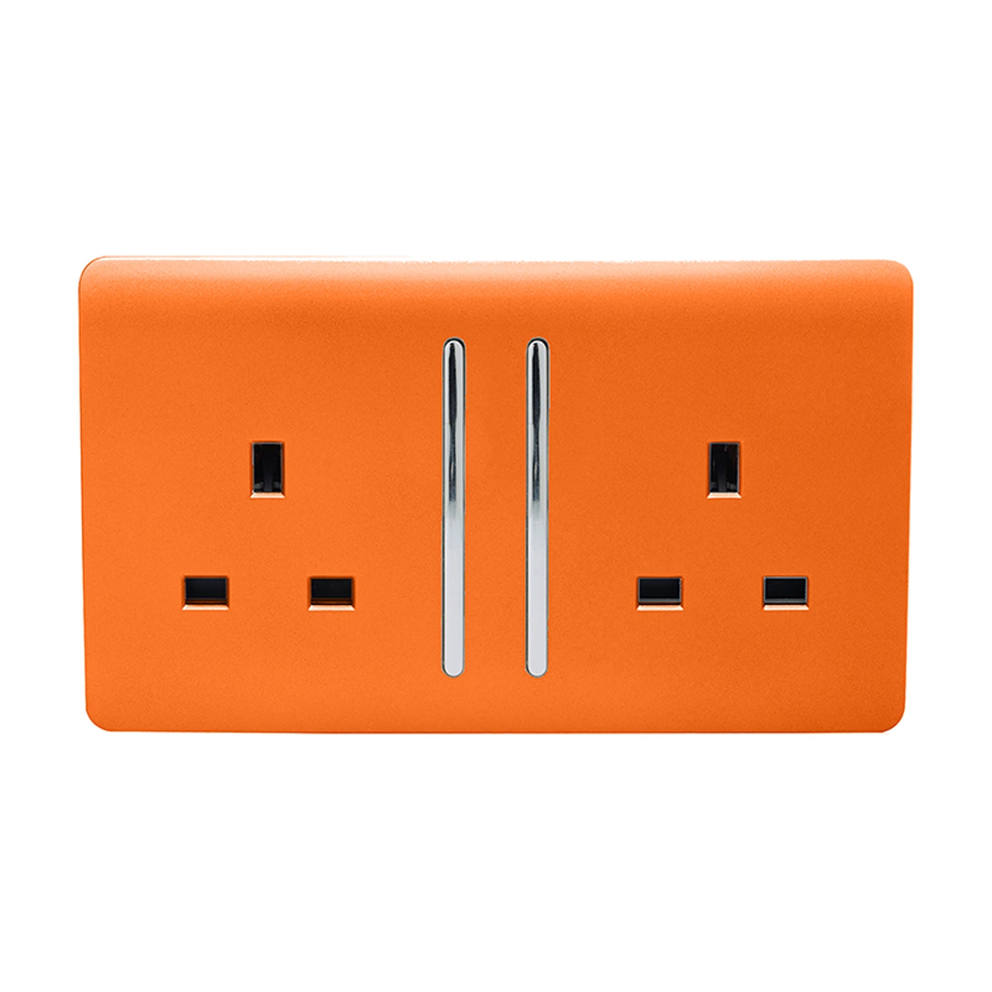 Trendiswitch - Trendi 2 gang Socket Long Switch - Luminosity Designs Ltd