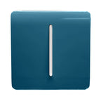 Trendiswitch - Trendi, Artistic Modern 1 Gang 2 Way 10 Amp Rocker Light Switch, BRITISH MADE, (25mm Back Box Required) - Luminosity Designs Ltd