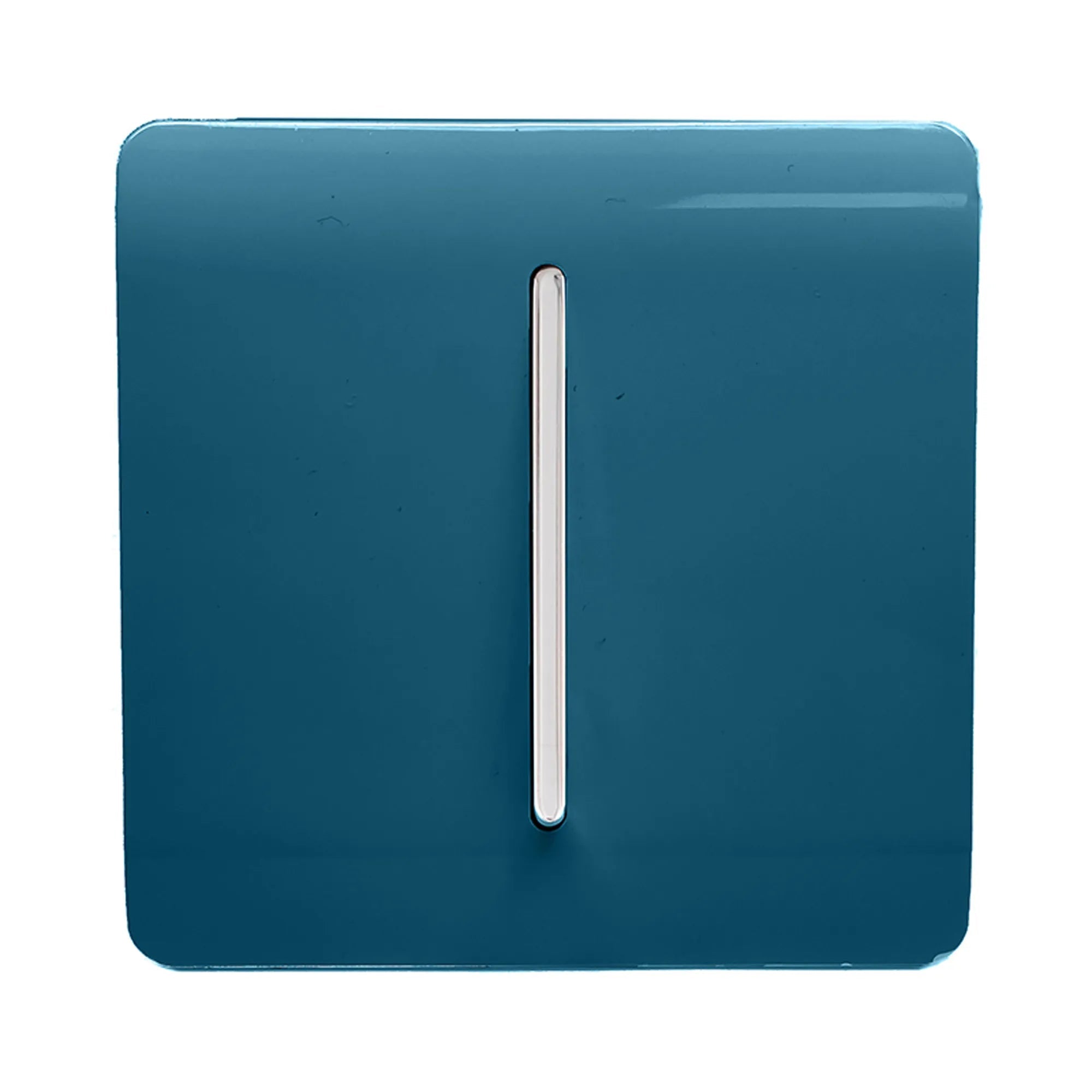 Trendiswitch - Trendi, Artistic Modern 1 Gang 2 Way 10 Amp Rocker Light Switch, BRITISH MADE, (25mm Back Box Required) - Luminosity Designs Ltd