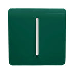 Trendiswitch - Trendi, Artistic Modern 1 Gang 2 Way 10 Amp Rocker Light Switch, BRITISH MADE, (25mm Back Box Required) - Luminosity Designs Ltd