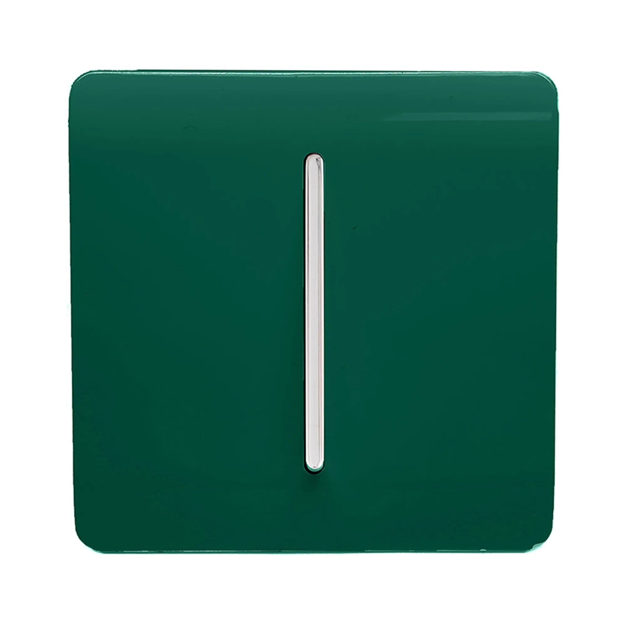 Trendiswitch - Trendi, Artistic Modern 1 Gang 2 Way 10 Amp Rocker Light Switch, BRITISH MADE, (25mm Back Box Required) - Luminosity Designs Ltd
