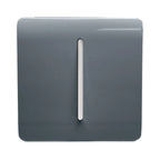 Trendiswitch - Trendi, Artistic Modern 1 Gang 2 Way 10 Amp Rocker Light Switch, BRITISH MADE, (25mm Back Box Required) - Luminosity Designs Ltd