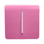 Trendiswitch - Trendi, Artistic Modern 1 Gang 2 Way 10 Amp Rocker Light Switch, BRITISH MADE, (25mm Back Box Required) - Luminosity Designs Ltd
