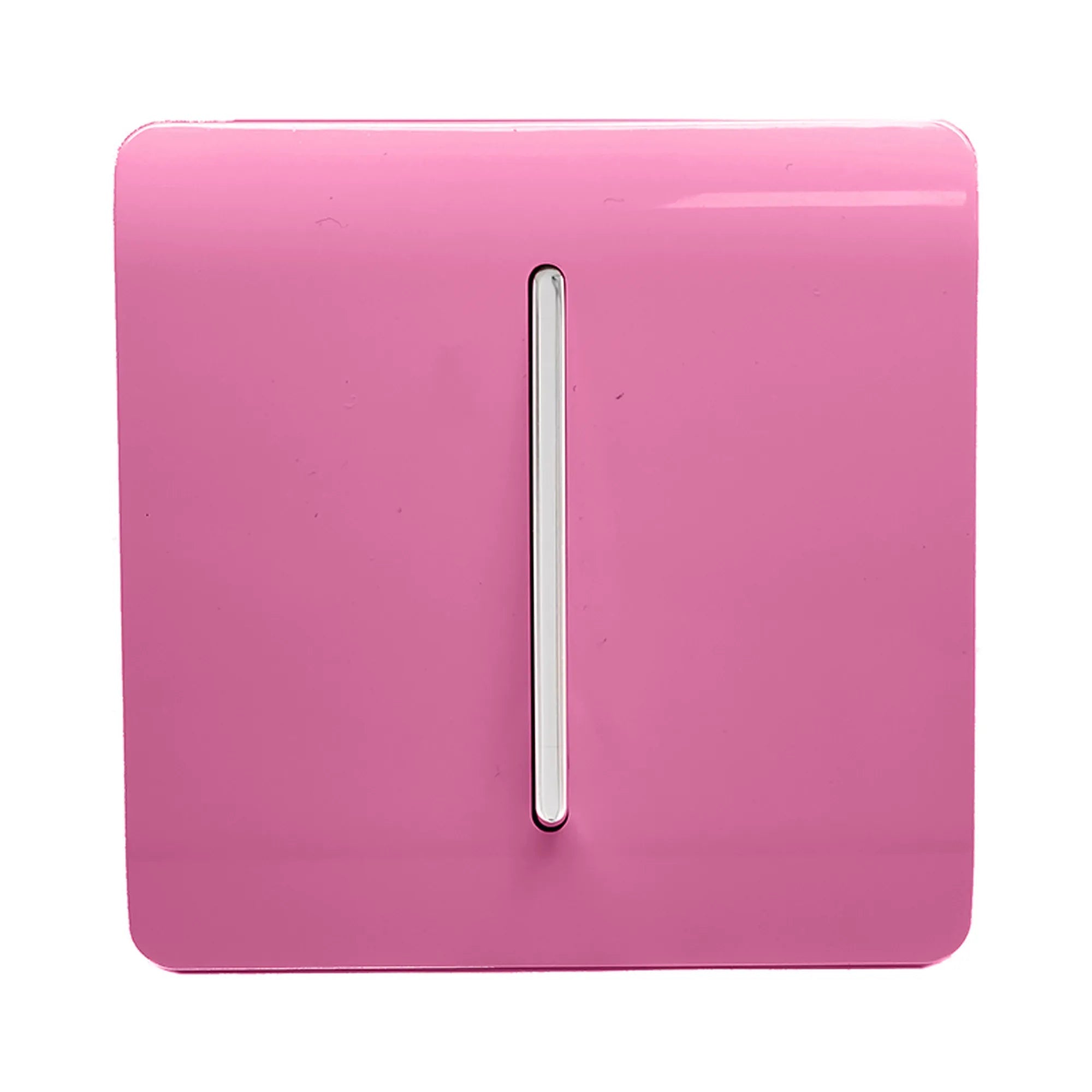 Trendiswitch - Trendi, Artistic Modern 1 Gang 2 Way 10 Amp Rocker Light Switch, BRITISH MADE, (25mm Back Box Required) - Luminosity Designs Ltd