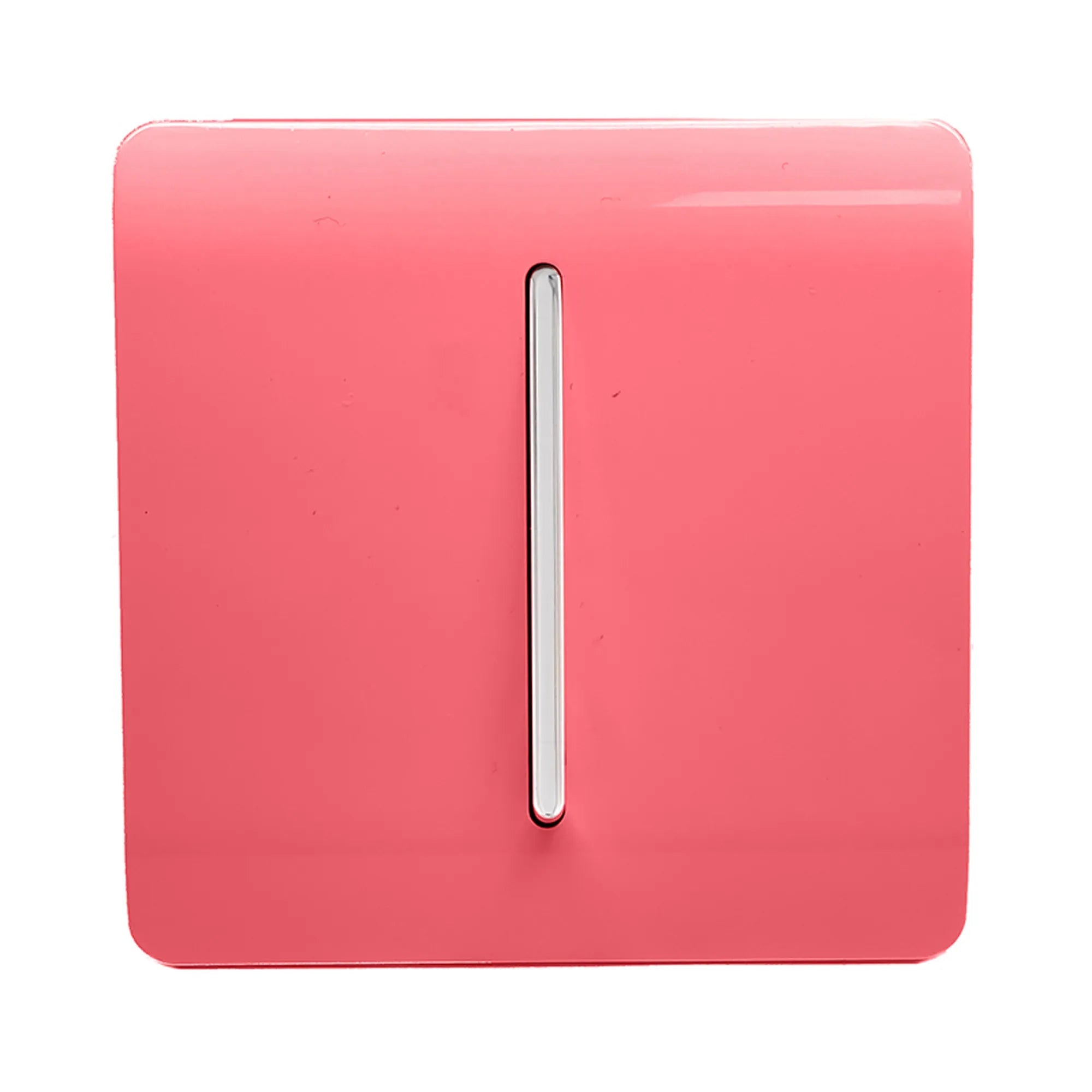 Trendiswitch - Trendi, Artistic Modern 1 Gang 2 Way 10 Amp Rocker Light Switch, BRITISH MADE, (25mm Back Box Required) - Luminosity Designs Ltd