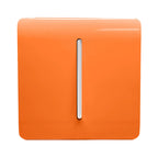 Trendiswitch - Trendi, Artistic Modern 1 Gang 2 Way 10 Amp Rocker Light Switch, BRITISH MADE, (25mm Back Box Required) - Luminosity Designs Ltd