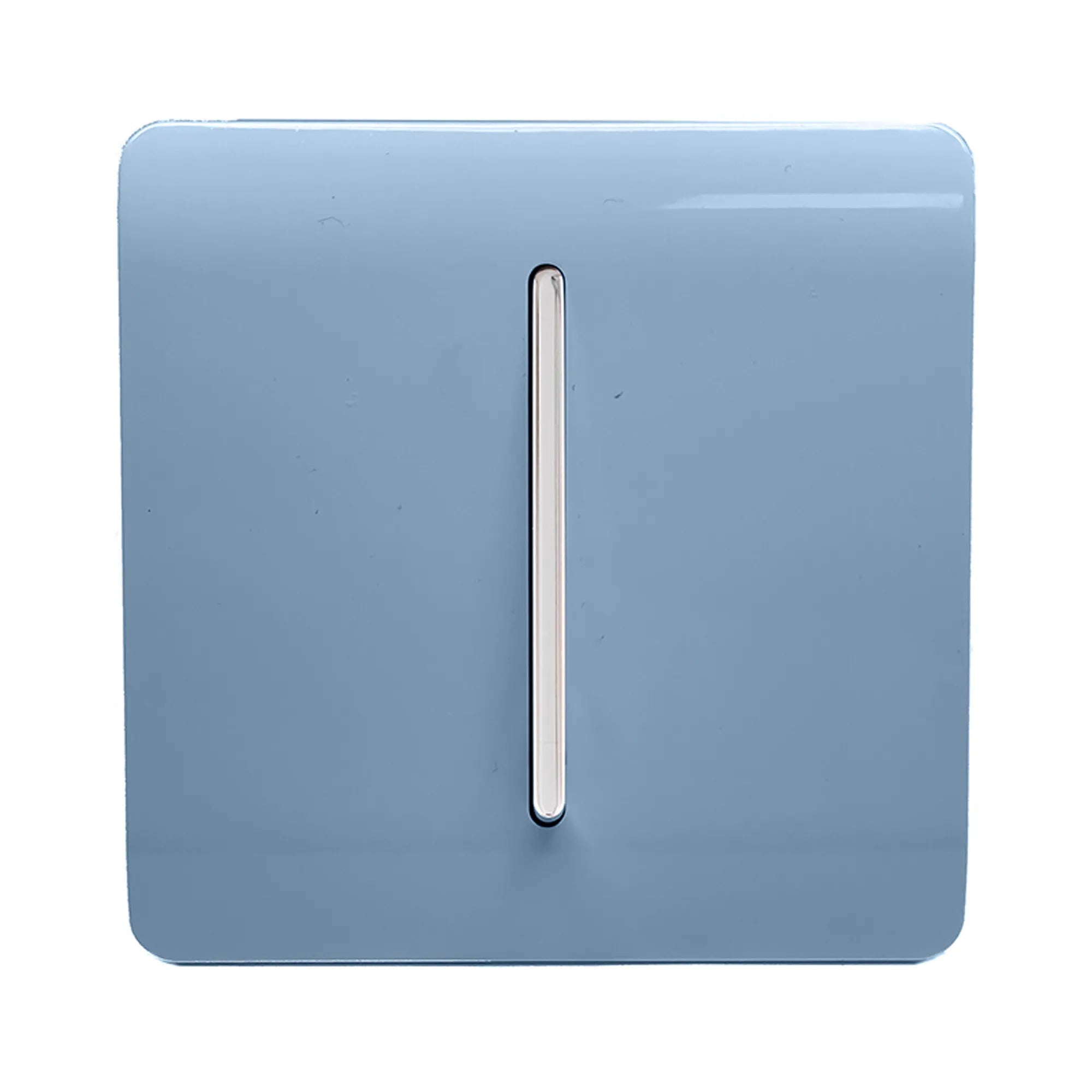 Trendiswitch - Trendi, Artistic Modern 1 Gang 2 Way 10 Amp Rocker Light Switch, BRITISH MADE, (25mm Back Box Required) - Luminosity Designs Ltd