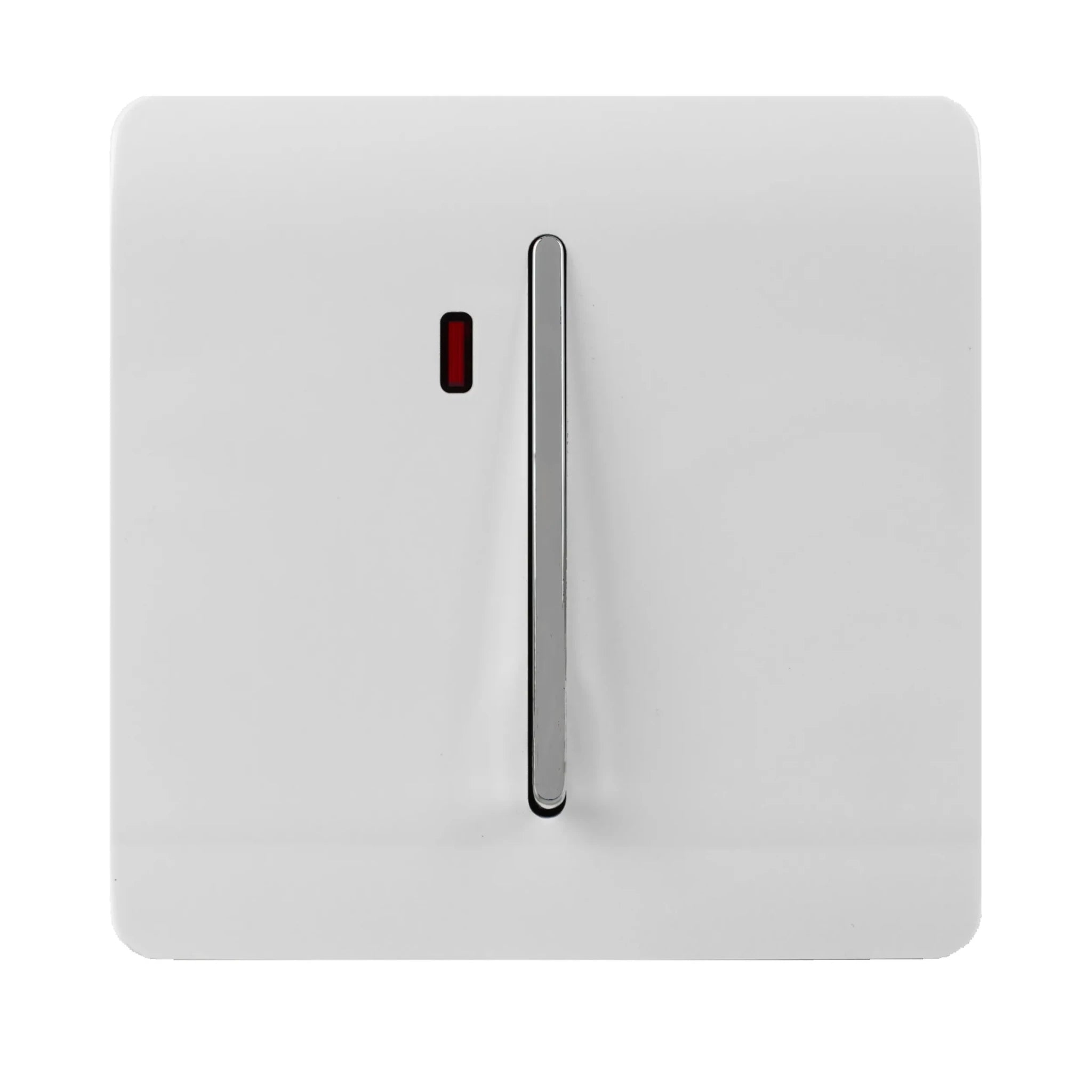 Trendiswitch - Trendi, Artistic Modern 20 Amp Neon Insert Double Pole Switch , BRITISH MADE, (25mm Back Box Required) - Luminosity Designs Ltd