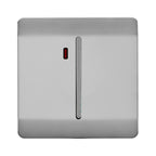 Trendiswitch - Trendi, Artistic Modern 20 Amp Neon Insert Double Pole Switch , BRITISH MADE, (25mm Back Box Required) - Luminosity Designs Ltd