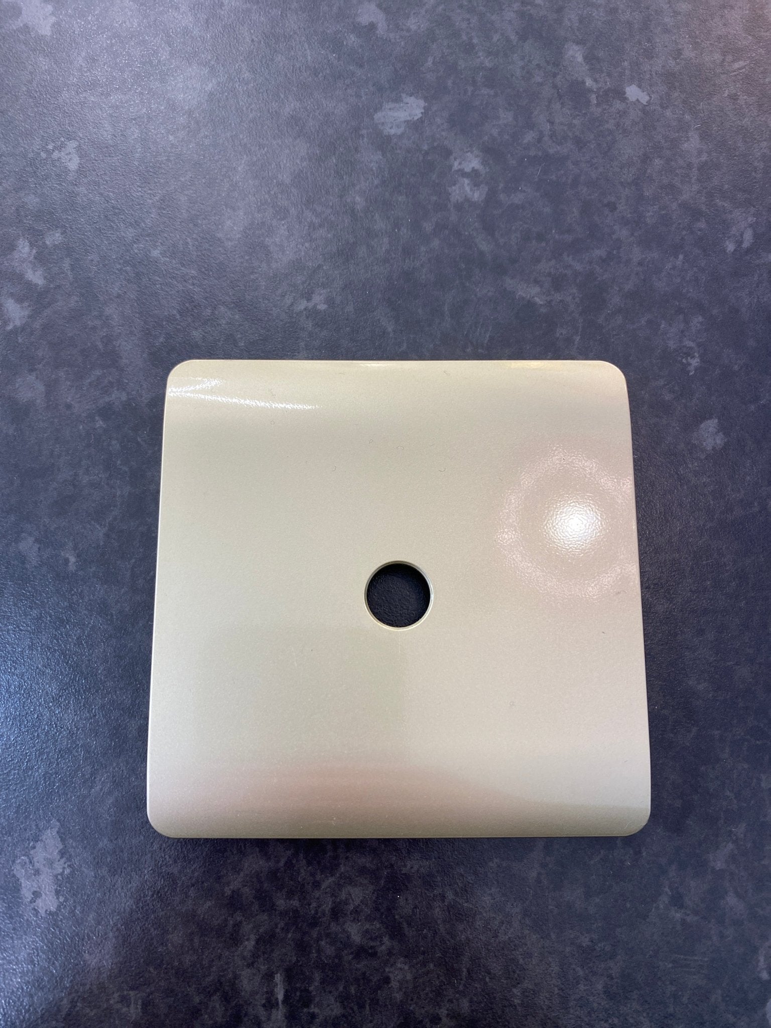Trendiswitch - Trendi CHAMPAGNE GOLD Plate for dimmer / ariel points - Luminosity Designs Ltd