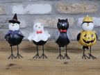Luminosity Designs - Trick or Tweeters Small Bird Ornament SET OF 4 - Luminosity Designs Ltd