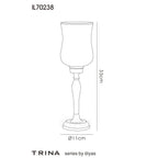Diyas Home - Trina Mosaic Candle Holder - Medium - Luminosity Designs Ltd