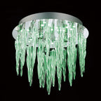 Diyas - Tropez Ceiling 3 Light G9 With RGB LEDs And Remote Control Polished Chrome/Glass - Luminosity Designs Ltd