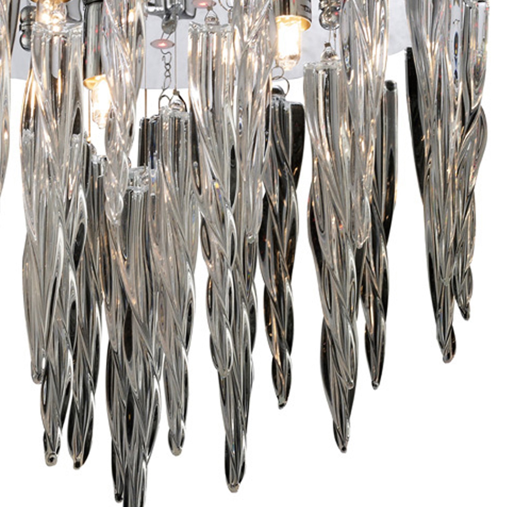 Diyas - Tropez Ceiling 3 Light G9 With RGB LEDs And Remote Control Polished Chrome/Glass - Luminosity Designs Ltd