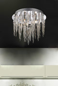 Diyas - Tropez Ceiling 3 Light G9 With RGB LEDs And Remote Control Polished Chrome/Glass - Luminosity Designs Ltd