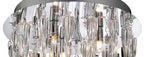 Diyas - Tropez Ceiling 3 Light G9 With RGB LEDs And Remote Control Polished Chrome/Glass - Luminosity Designs Ltd