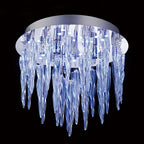 Diyas - Tropez Ceiling 3 Light G9 With RGB LEDs And Remote Control Polished Chrome/Glass - Luminosity Designs Ltd