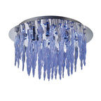 Diyas - Tropez Ceiling 6 Light G9 With RGB LEDs And Remote Control Polished Chrome/Glass - Luminosity Designs Ltd