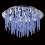 Diyas - Tropez Ceiling 6 Light G9 With RGB LEDs And Remote Control Polished Chrome/Glass - Luminosity Designs Ltd