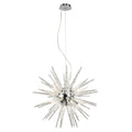 Diyas - Tropez Pendant 8 Light G9 Polished Chrome/Glass - Luminosity Designs Ltd