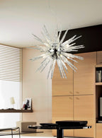 Diyas - Tropez Pendant 8 Light G9 Polished Chrome/Glass - Luminosity Designs Ltd