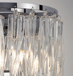 Diyas - Tropez Wall Lamp 2 Light G9 Polished Chrome/Glass - Luminosity Designs Ltd