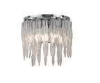 Diyas - Tropez Wall Lamp 2 Light G9 Polished Chrome/Glass - Luminosity Designs Ltd