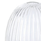 Luminosity Designs - Tubular Almond Pendulum Ribbed Glass Shades - Luminosity Designs Ltd