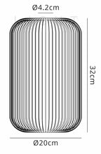 Luminosity Designs - Tubular Pendulum Ribbed Glass Shades - Luminosity Designs Ltd