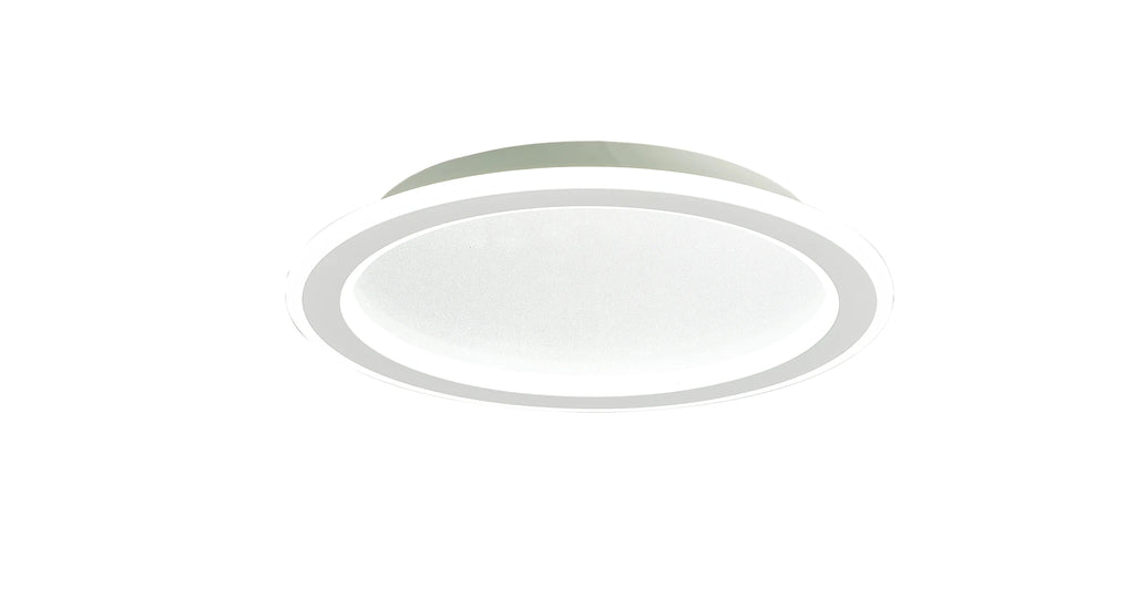 Mantra - Tulum Ceiling Light, 24W LED, 3000 - 6000K Remote Controlled, 1800lm, White, 3yrs Warranty - Luminosity Designs Ltd