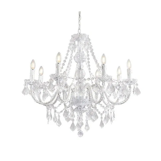 Clarence 8 Light Acrylic Chandelier