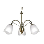 Oaks Lighting - Turin 3 Light Traditional Style Ceiling Fitting Pendant or Semi Flush, 3 x E14 - Luminosity Designs Ltd