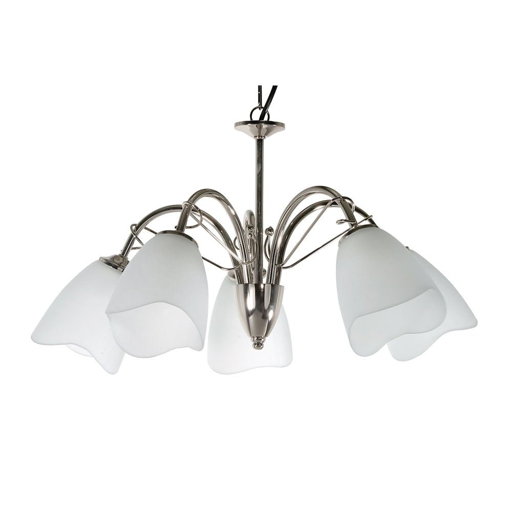 Oaks Lighting - Turin 5 Light Traditional Style Ceiling Fitting Pendant or Semi Flush, 5 x E14 - Luminosity Designs Ltd