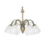Oaks Lighting - Turin 5 Light Traditional Style Ceiling Fitting Pendant or Semi Flush, 5 x E14 - Luminosity Designs Ltd