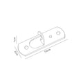 Deco - Universal Ceiling Flat Hook Plate - 2 Pack - Luminosity Designs Ltd