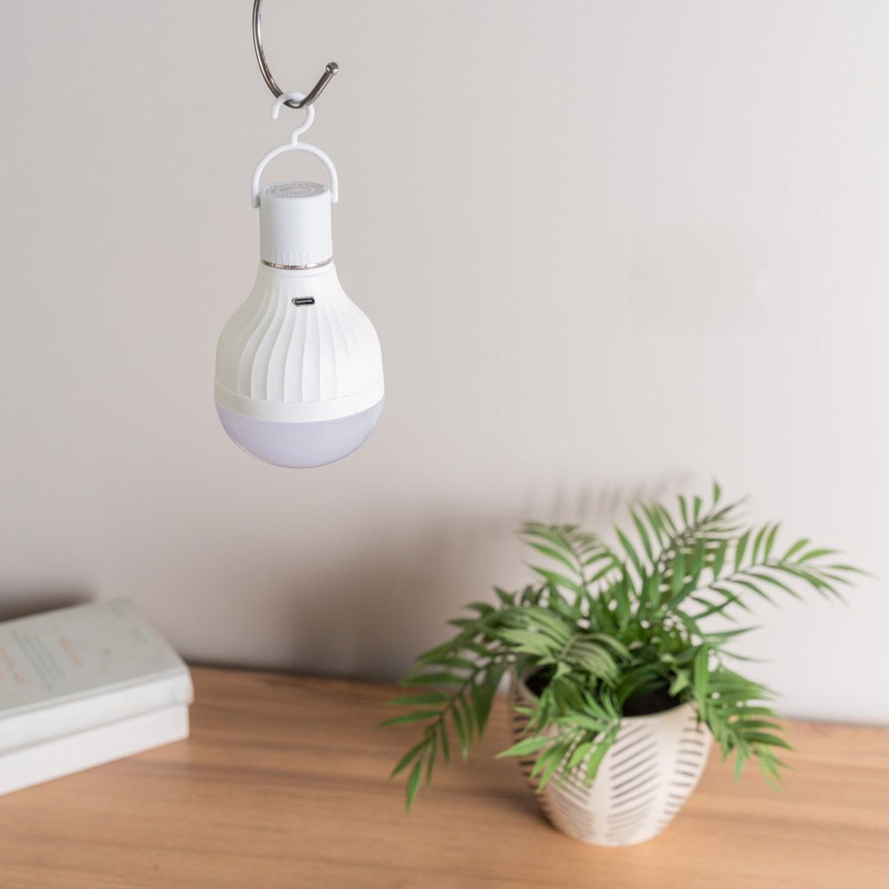 Integral LED - USBC Rechargeable GLS ES E27 LED Bulb - Luminosity Designs Ltd