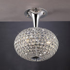 Diyas - Vado Semi Ceiling 3 Light G9 Polished Chrome/Crystal - Luminosity Designs Ltd