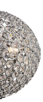 Diyas - Vado Semi Ceiling 3 Light G9 Polished Chrome/Crystal - Luminosity Designs Ltd