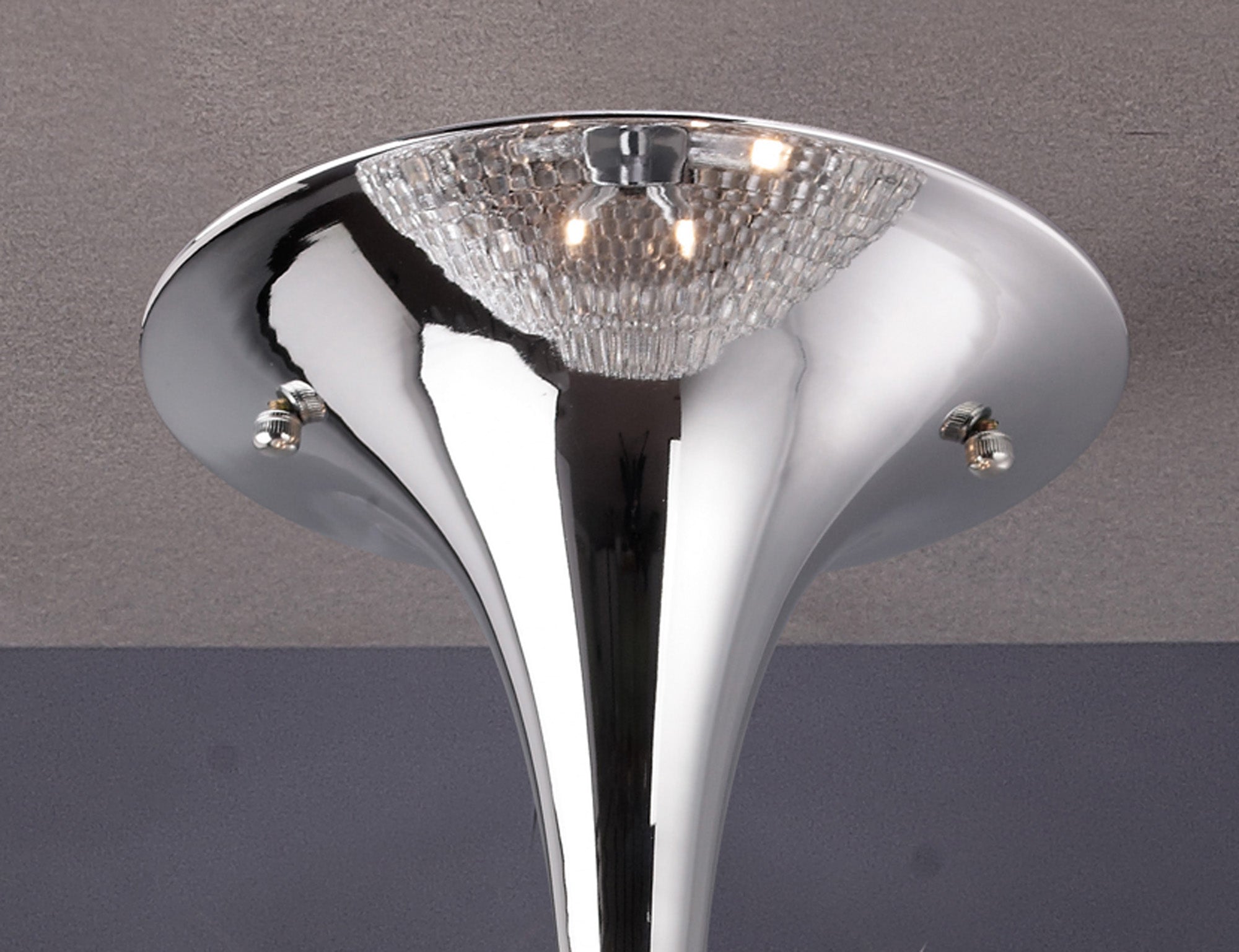 Diyas - Vado Semi Ceiling 5 Light G9 Polished Chrome/Crystal - Luminosity Designs Ltd