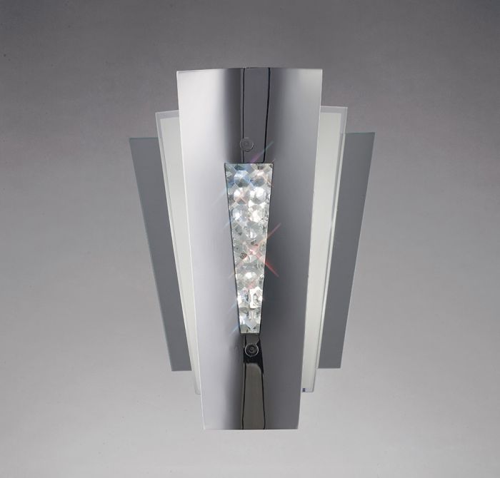 EX DISPLAY - Vega Art Deco Crystal Wall Light