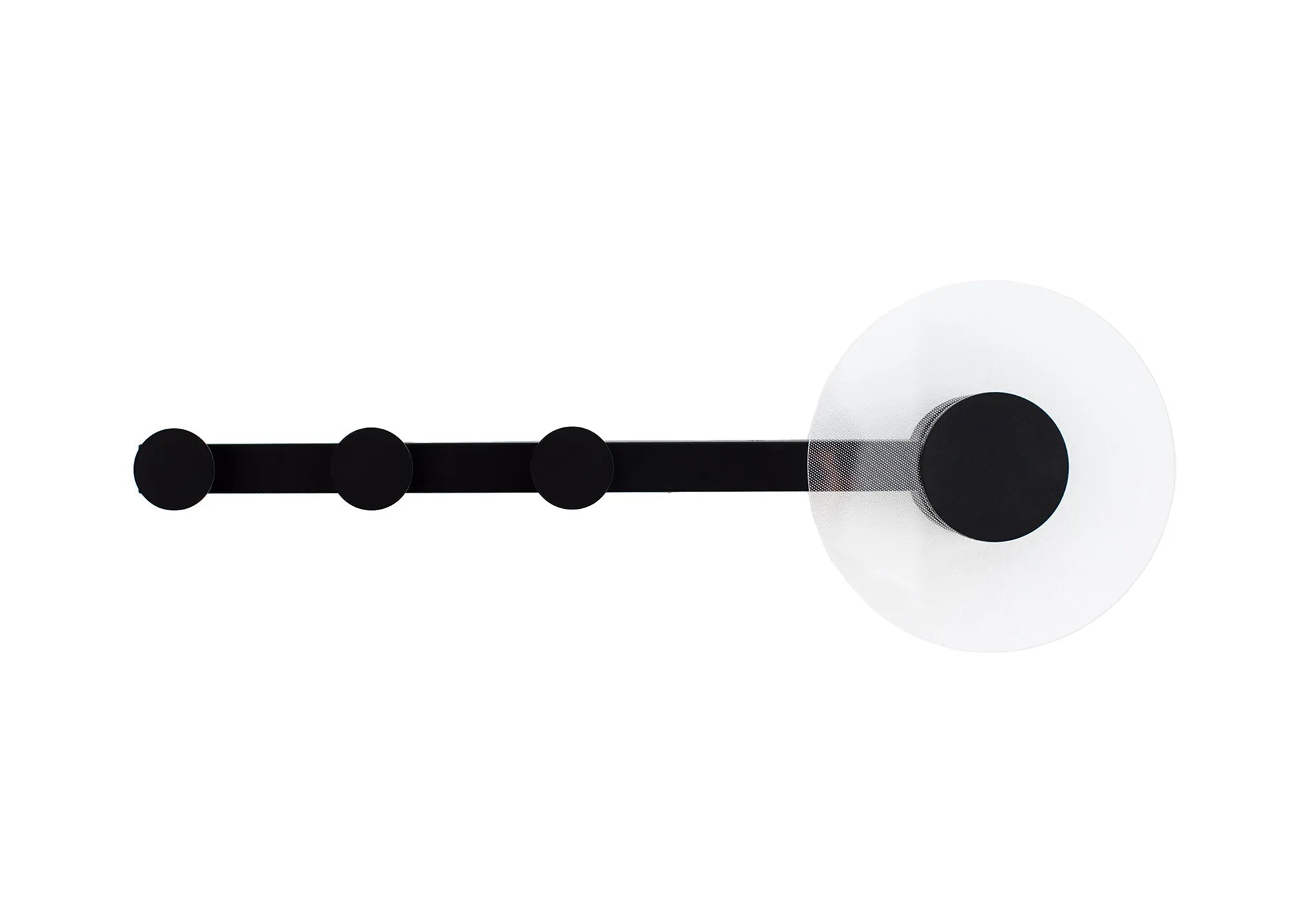Mantra Fusion - Venus Wall Lamp Coat Rack With Integrated Warm White LED Light - Luminosity Designs Ltd