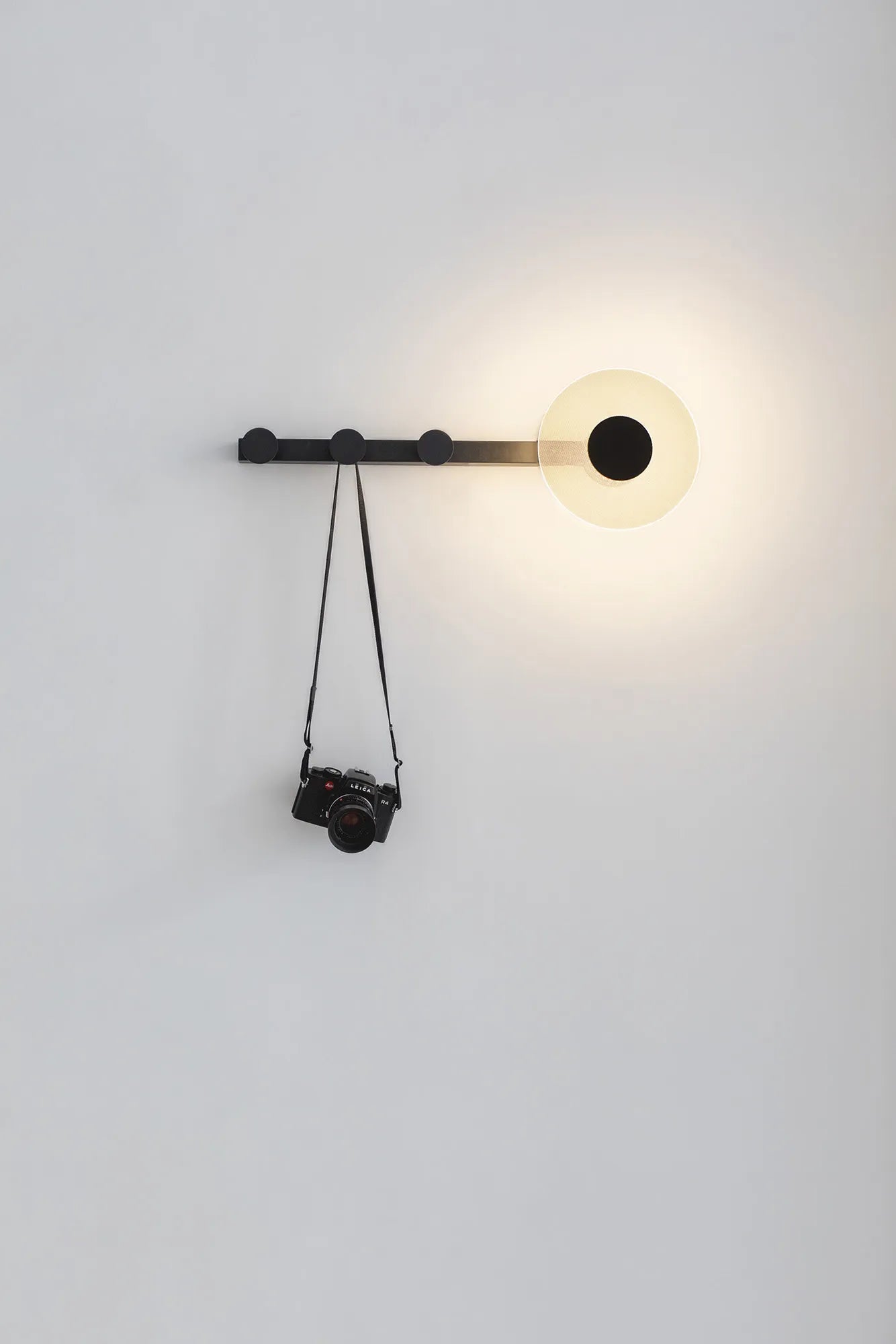 Mantra Fusion - Venus Wall Lamp Coat Rack With Integrated Warm White LED Light - Luminosity Designs Ltd
