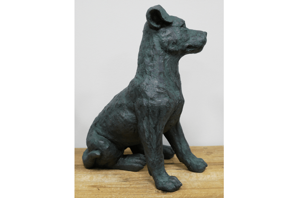 Luminosity Designs - Verdigris Bronze Dog Ornament - Luminosity Designs Ltd