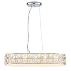 Endon - Verina Linear Pendant in Crystal and Chrome with Integrated LED - Luminosity Designs Ltd
