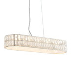 Endon - Verina Linear Pendant in Crystal and Chrome with Integrated LED - Luminosity Designs Ltd