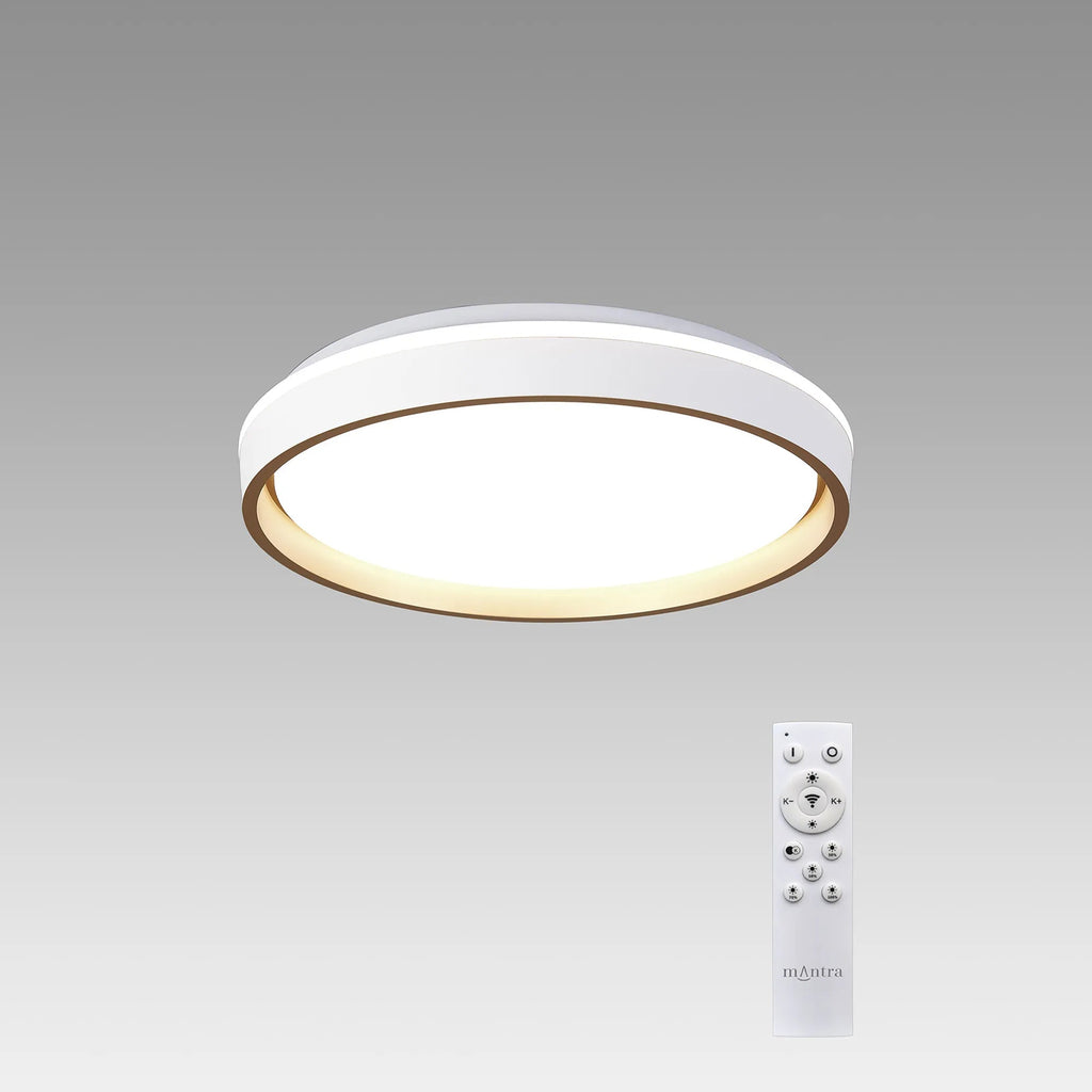 Mantra Fusion - Verona 40cm Round Ceiling 40W LED With Remote Control 2700K - 5000K, 5400lm - Luminosity Designs Ltd