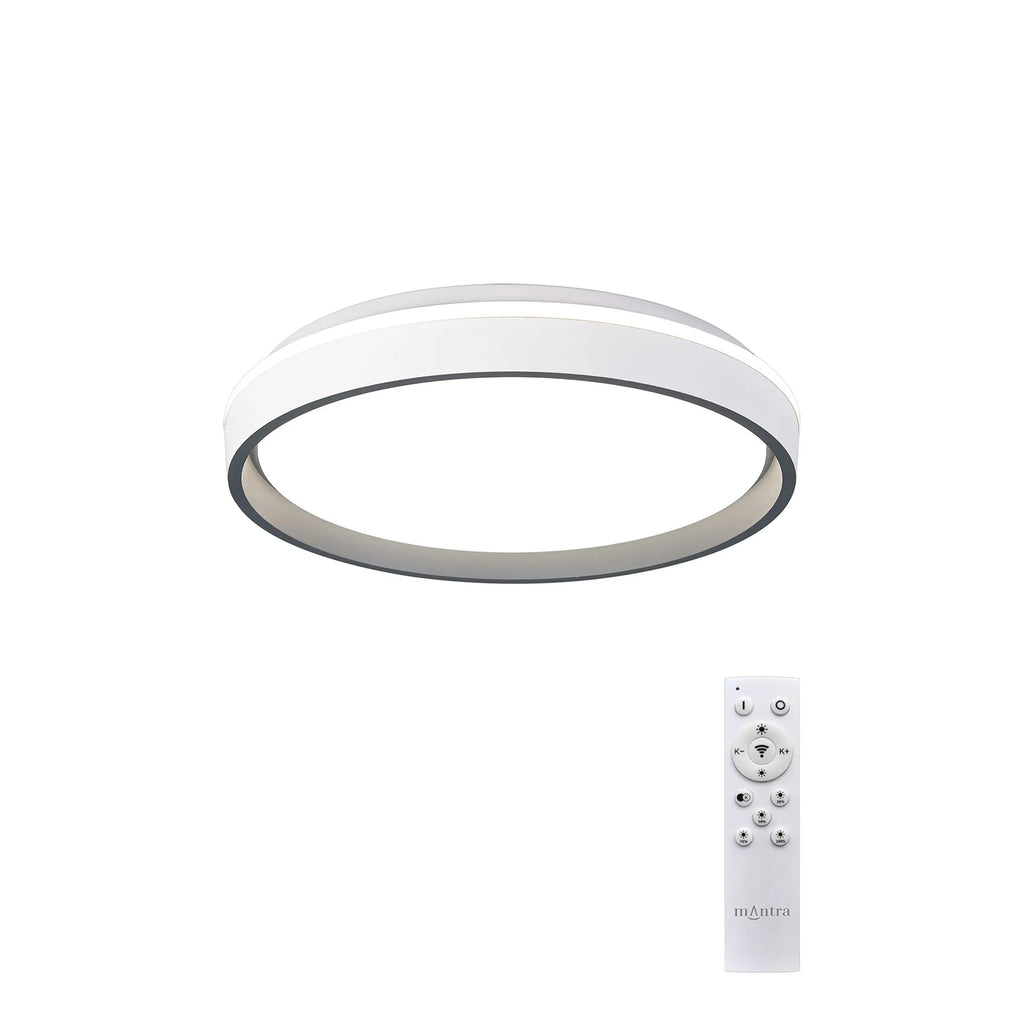 Mantra Fusion - Verona 40cm Round Ceiling 40W LED With Remote Control 2700K - 5000K, 5400lm - Luminosity Designs Ltd