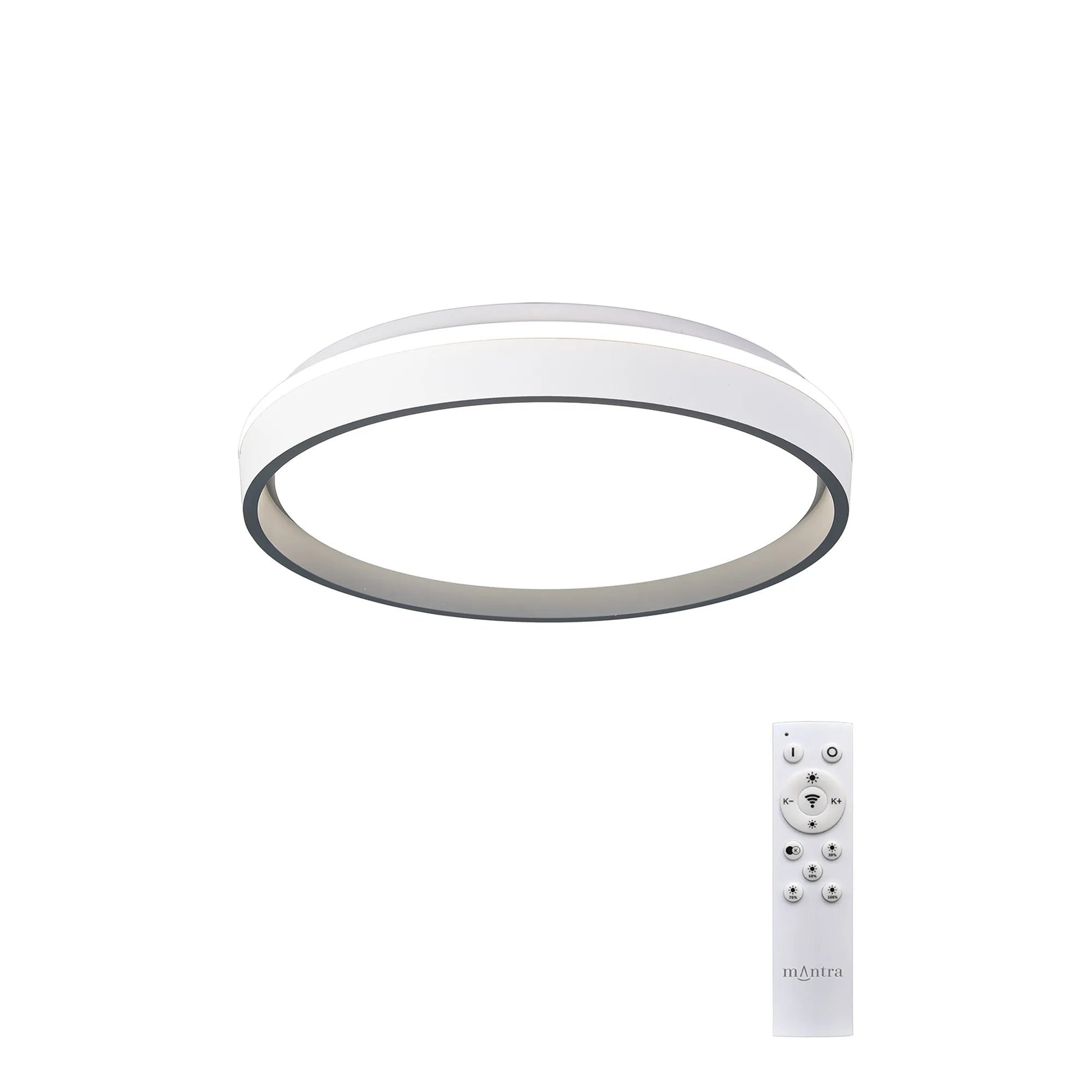 Mantra Fusion - Verona 40cm Round Ceiling 40W LED With Remote Control 2700K - 5000K, 5400lm - Luminosity Designs Ltd